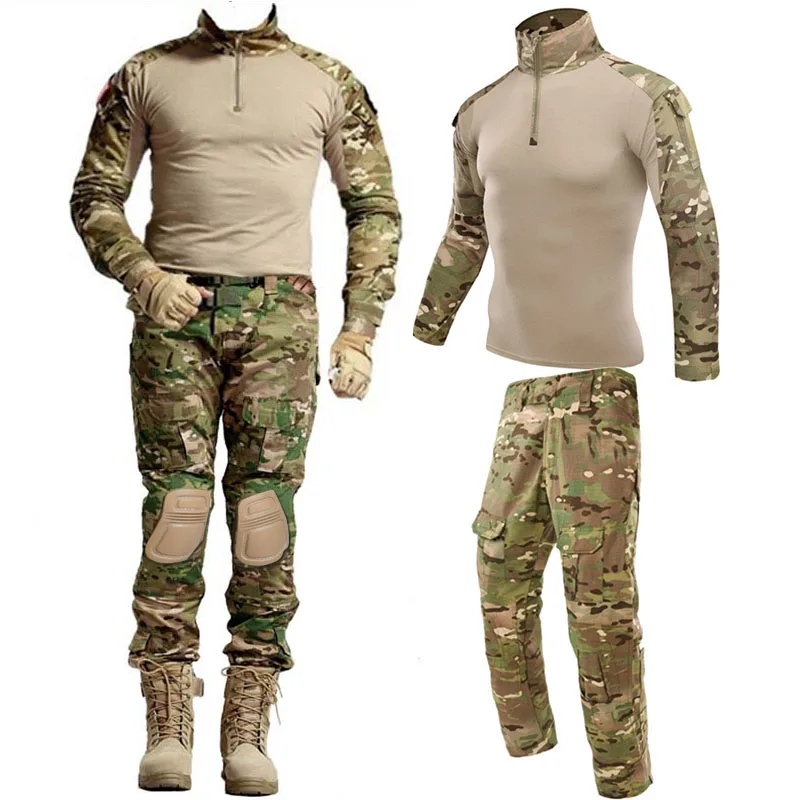 Outdoor Hunting Pants Women - การฝึกอบรมกลางแจ้งกางเกงเดินป่า Tactics ชุดยุทธวิธี Camo เสื้อ Breathable