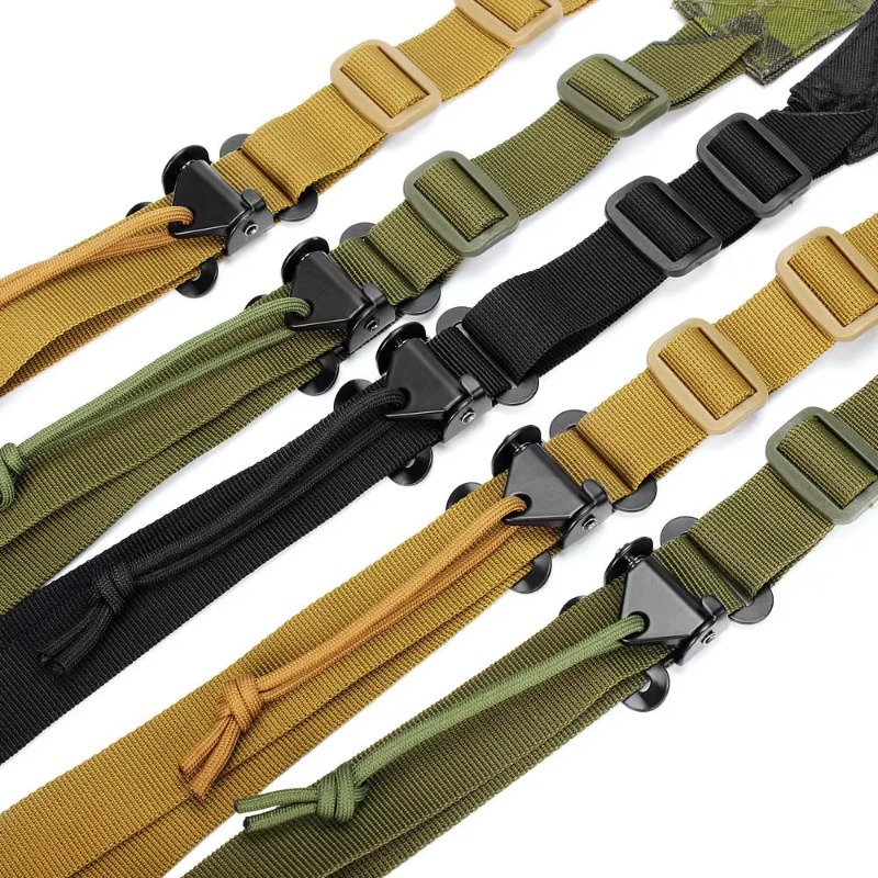 Rifle Sling Swivel - สายสะพายปืนไรเฟิลแบบปรับได้รวดเร็ว 2 จุด รุ่น MK2 สำหรับการล่าสัตว์และยิงปืน