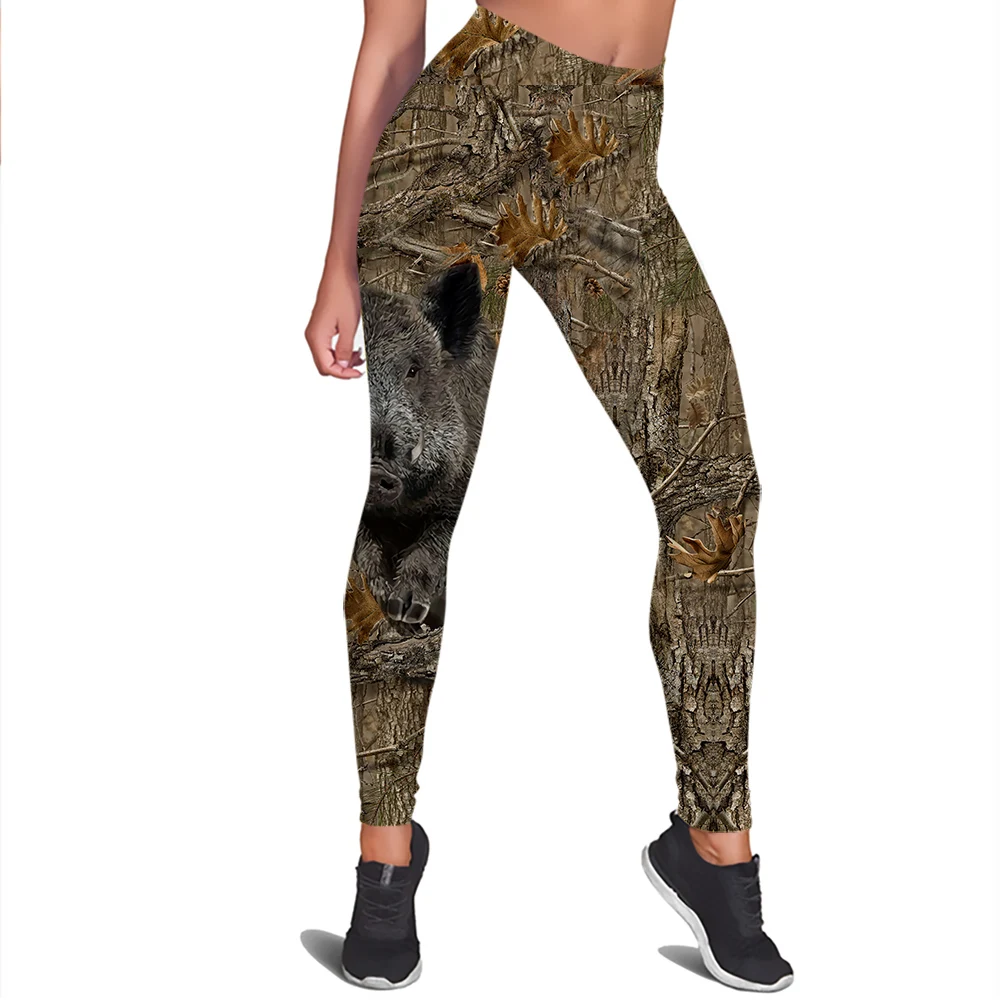 Outdoor Hunting Pants Women - CLOOCL ผู้หญิง Legging การล่าสัตว์ Wild Boar