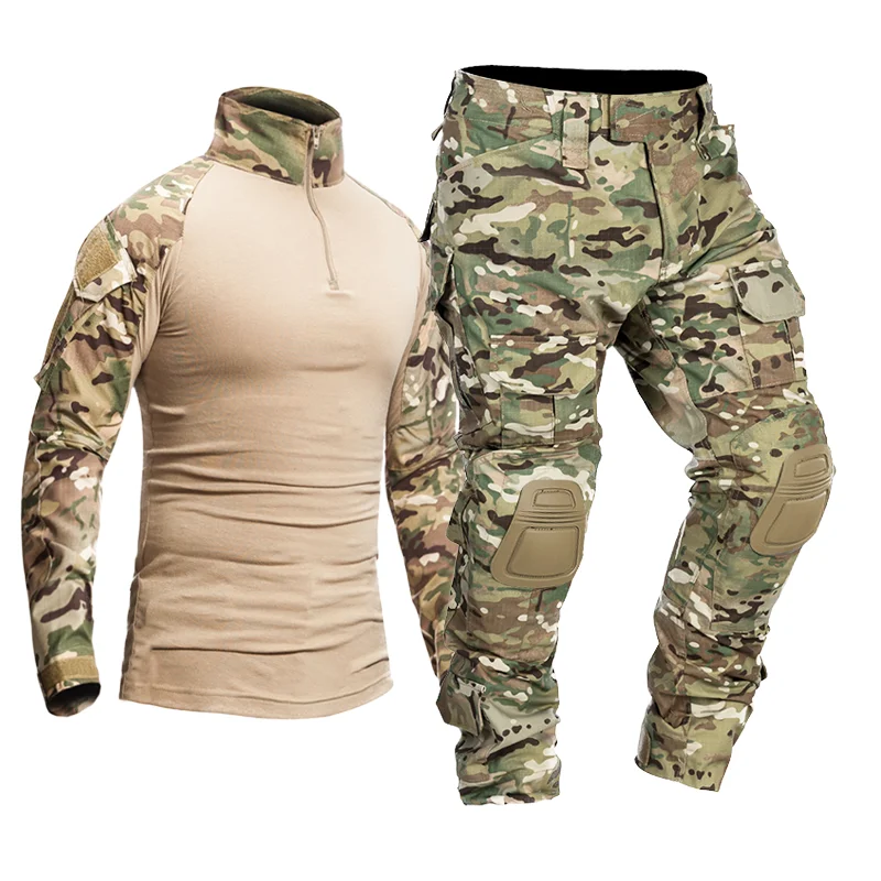 Outdoor Hunting Pants Women - ชุดยุทธวิธีทหารชุด Camo การล่าสัตว์เสื้อกางเกงแผ่น Airsoft Paintball การล่าสัตว์เสื้อผ้าชุดกลางแจ้ง