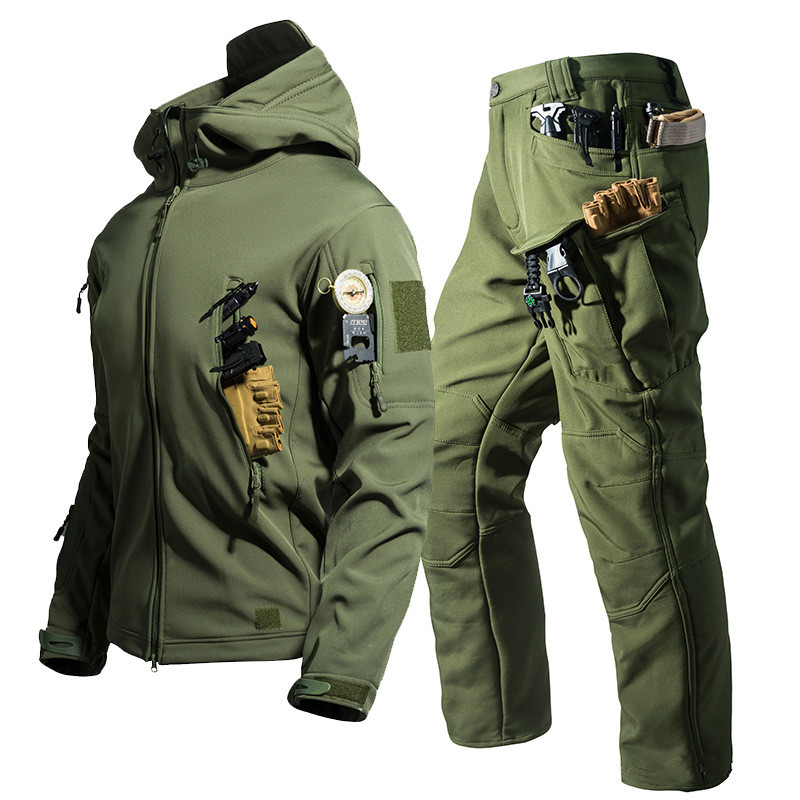 เสื้อแจ็คเก็ตแทคติคอลแบบซอฟต์เ - Outdoor Hunting Fleece บทวิจารณ์และราคา