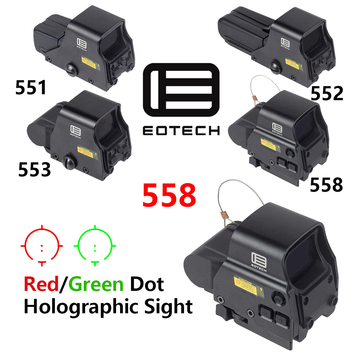 Eotech 551 552 553 558 โฮโลแกร - Outdoor Hunting Lab บทวิจารณ์และราคา