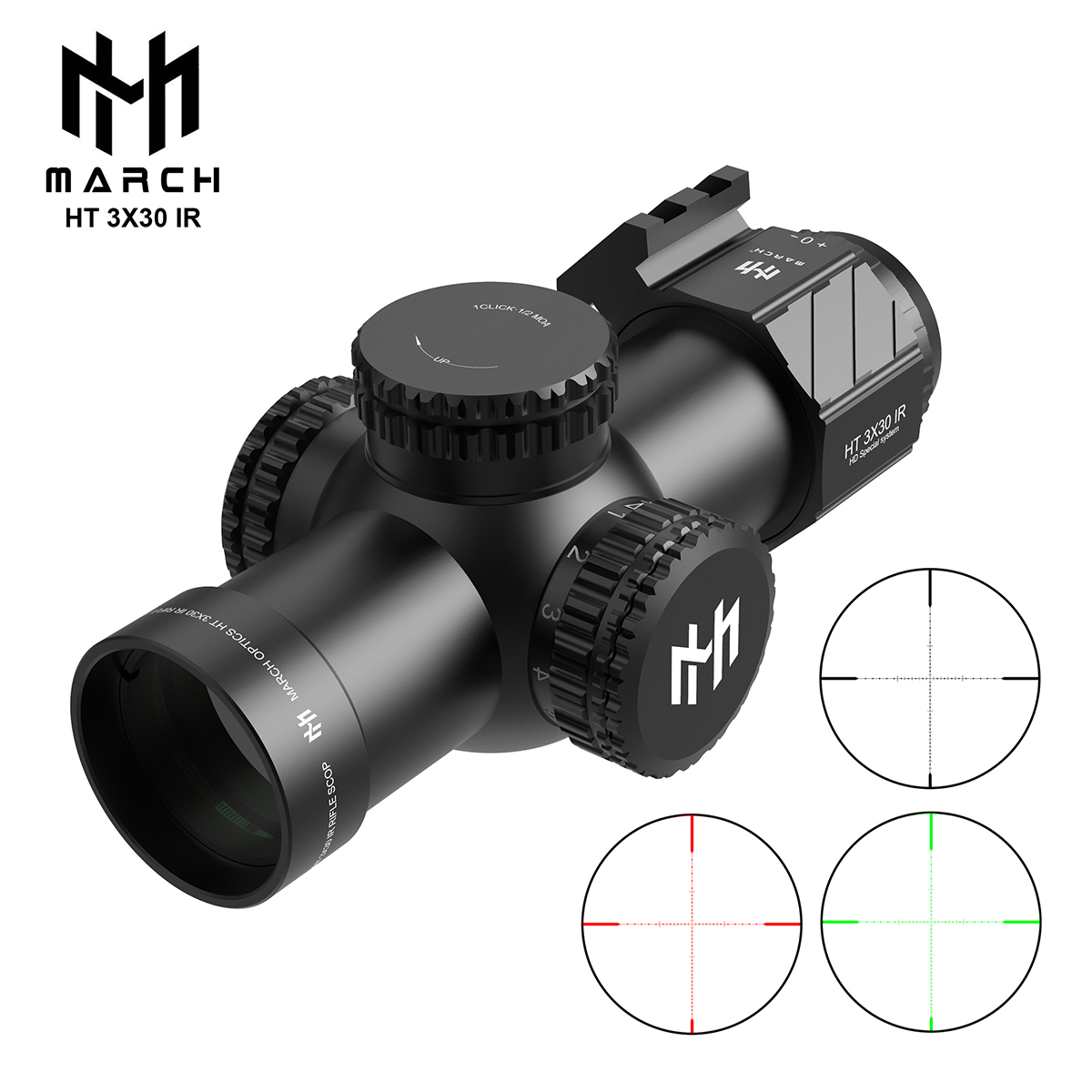 กล้องเล็ง HT 3x30IR สำหรับปืนล - Outdoor Hunting Lab บทวิจารณ์และราคา