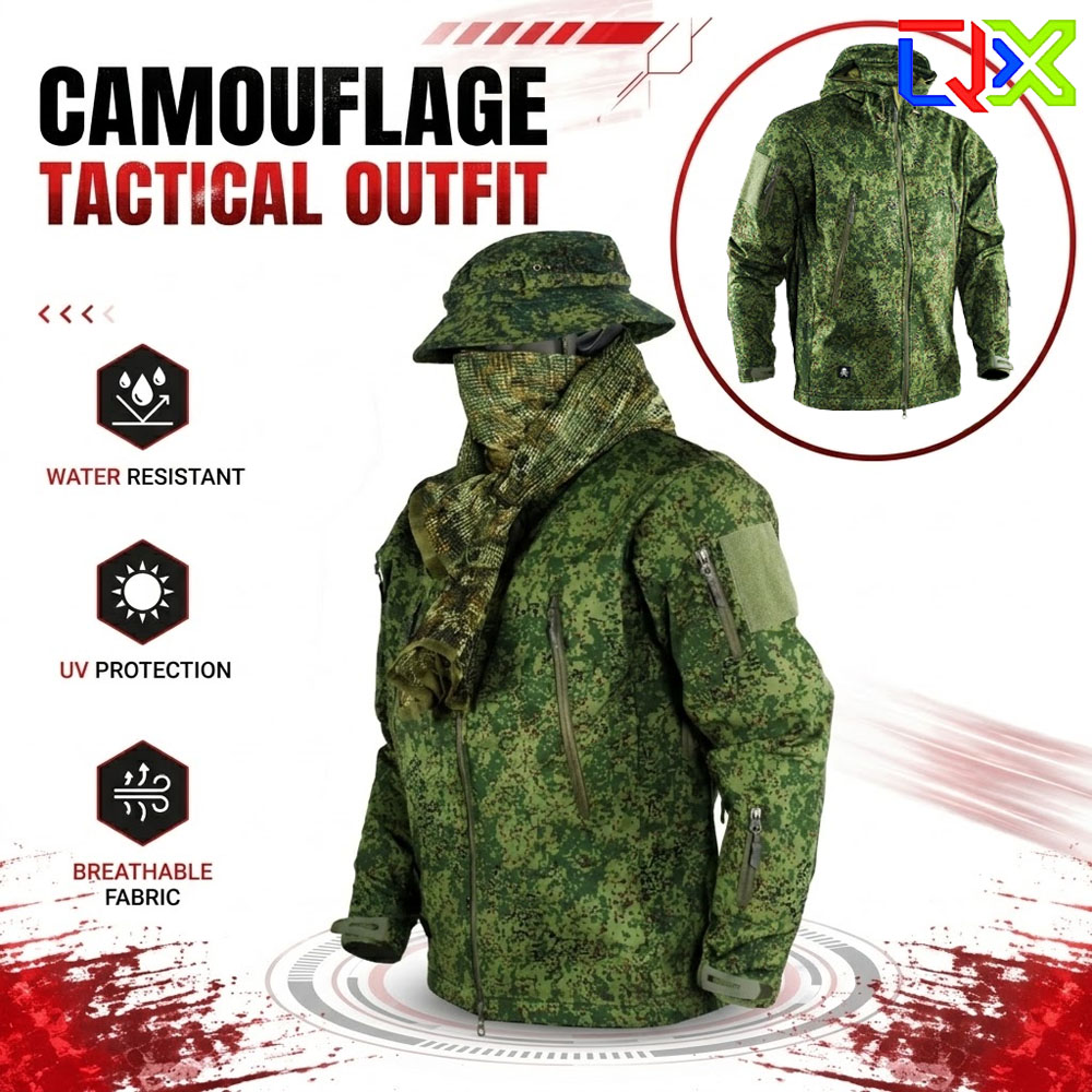 ชุดเสื้อแจ็คเก็ตและกางเกงซอฟต์ - Outdoor Hunting Fleece บทวิจารณ์และราคา