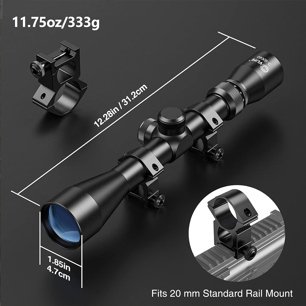 กล้องเล็งลมสำหรับล่าสัตว์ 3-9x - Crossbow Scope Sight บทวิจารณ์และราคา