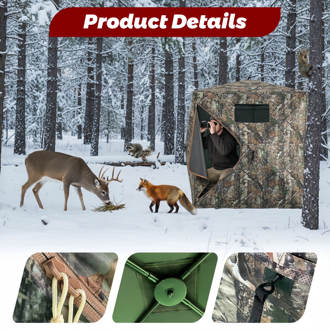 เต็นท์พรางตัวแบบป๊อปอัพสำหรับล - Hunting Outdoors บทวิจารณ์และราคา