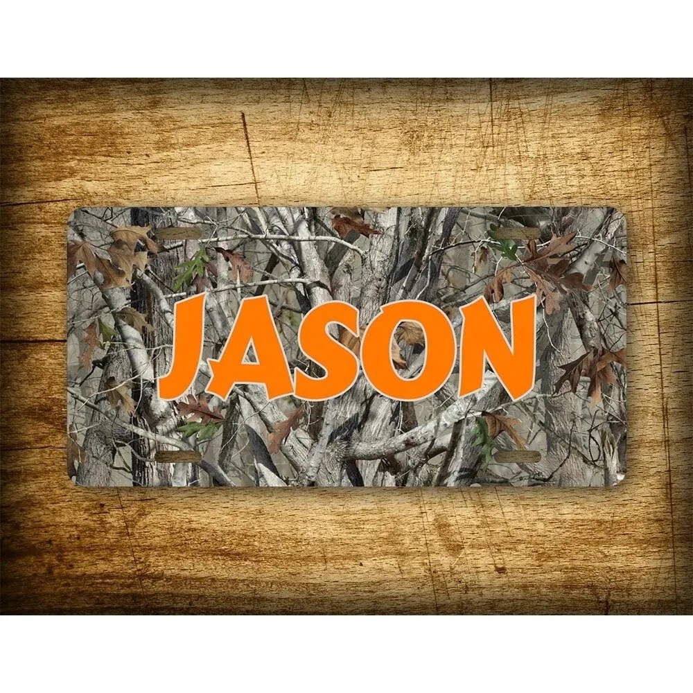ป้ายโลหะตกแต่งลายพรางป่าพร้อมช - Outdoor Hunting Names บทวิจารณ์และราคา